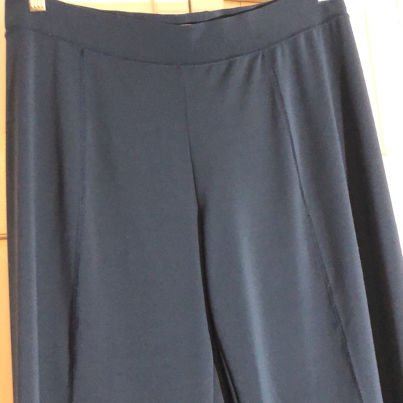 CAbi Navy Pull On Wide Leg Pant SZ M - Picture 2 of 6